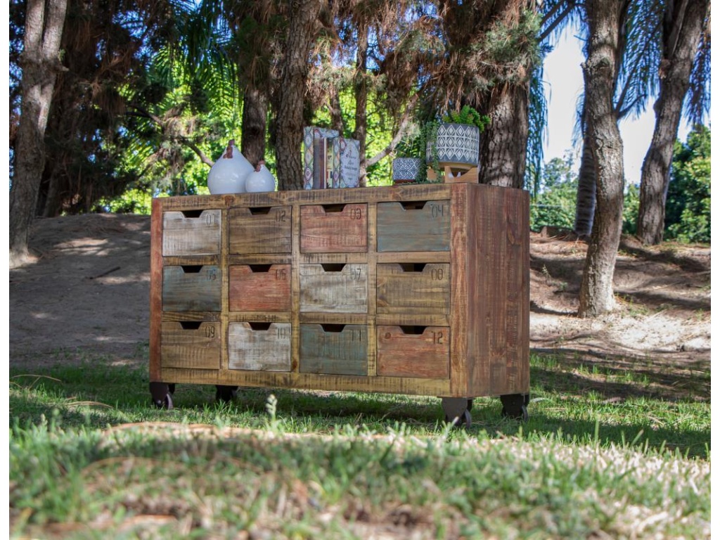 12 Numbered Drawer Console - image 2