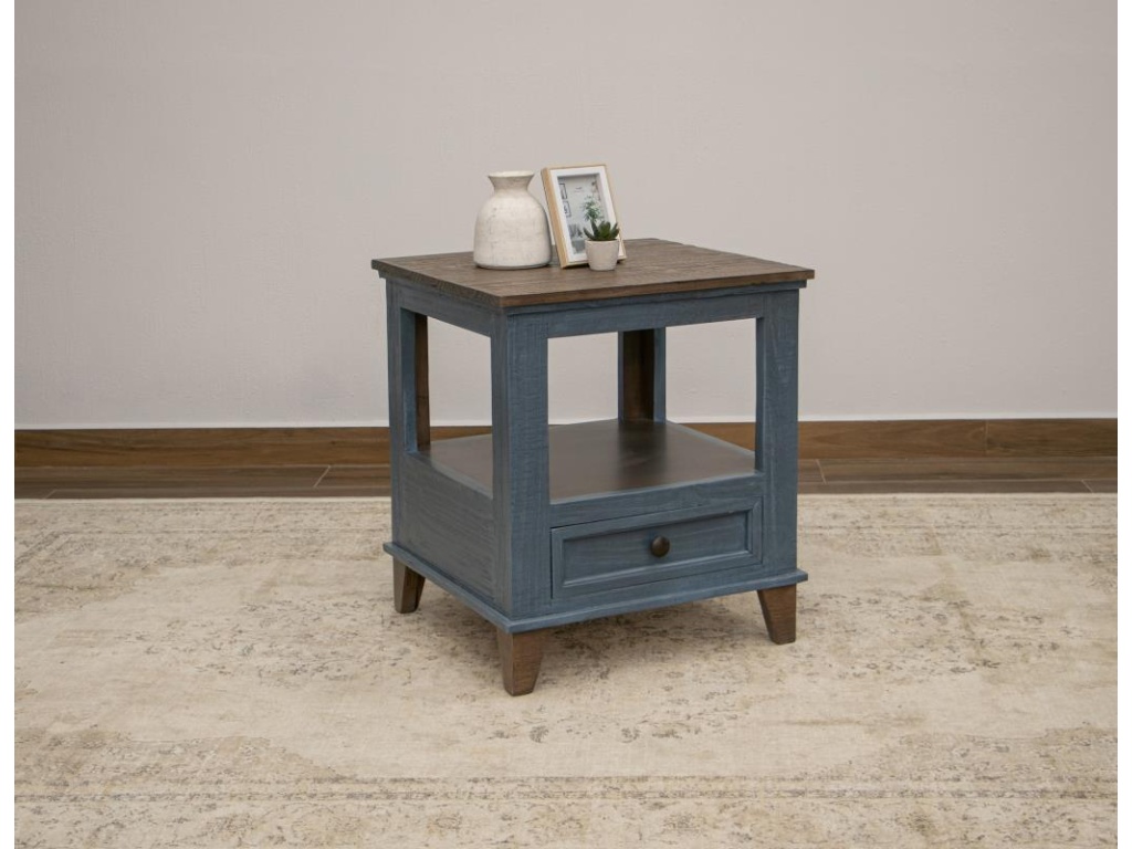 1 Drawer End Table - image 1