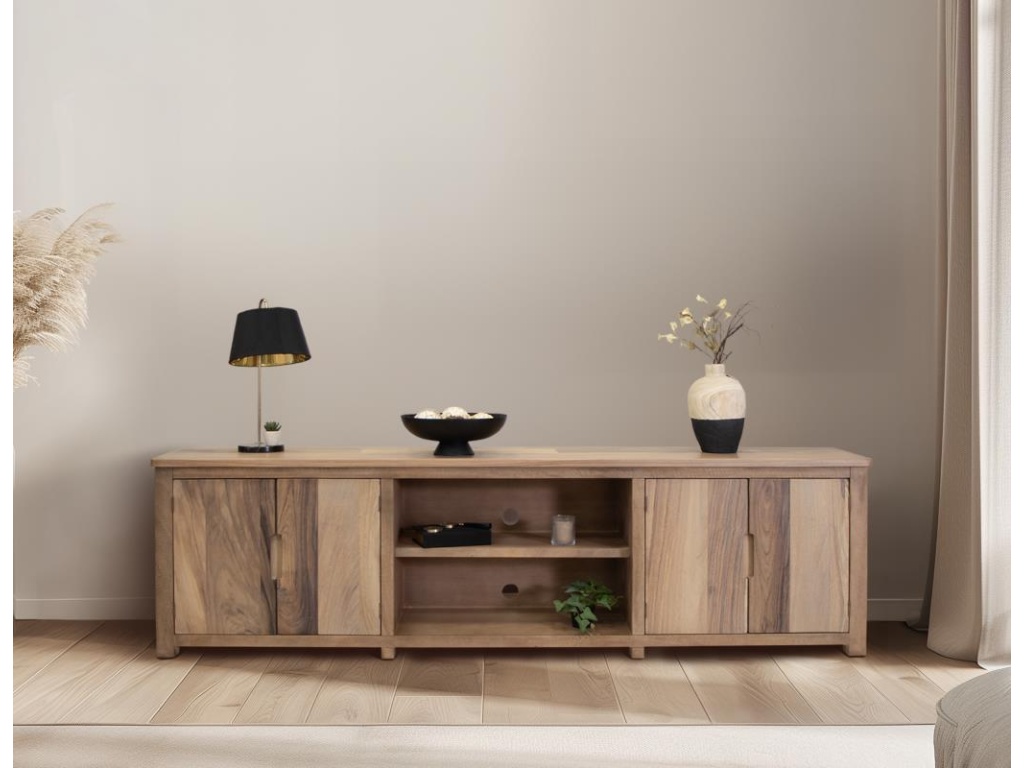 4 Door 93" TV Stand - image 1