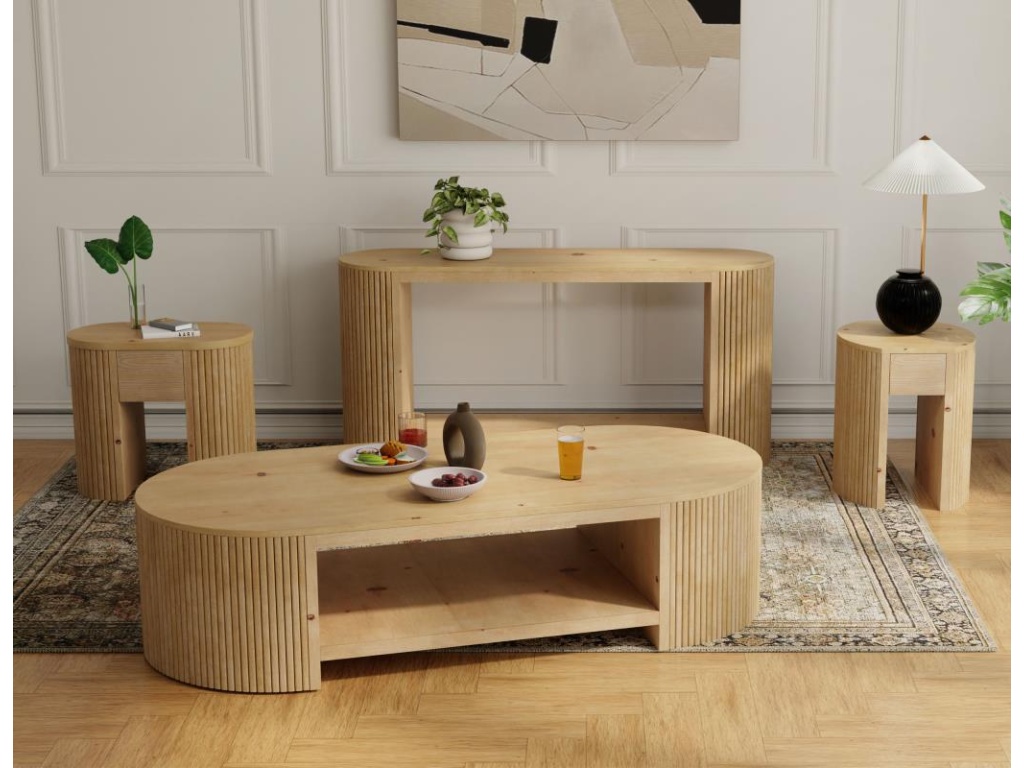 1 Shelf Cocktail Table - image 1