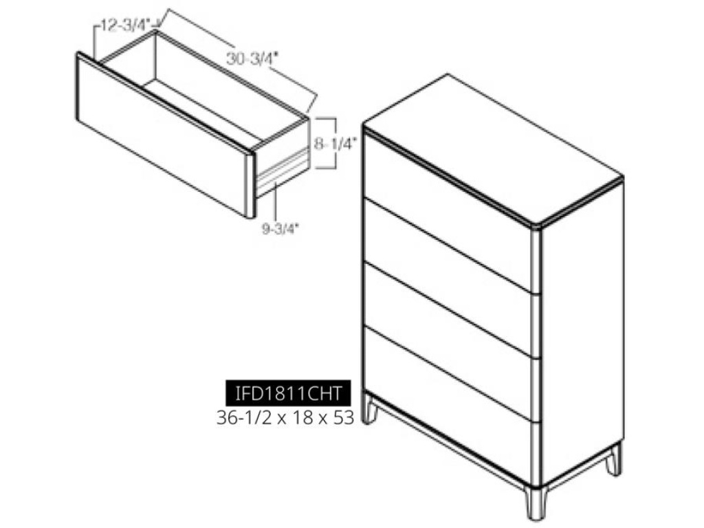 4 Drawer Chest - image 5