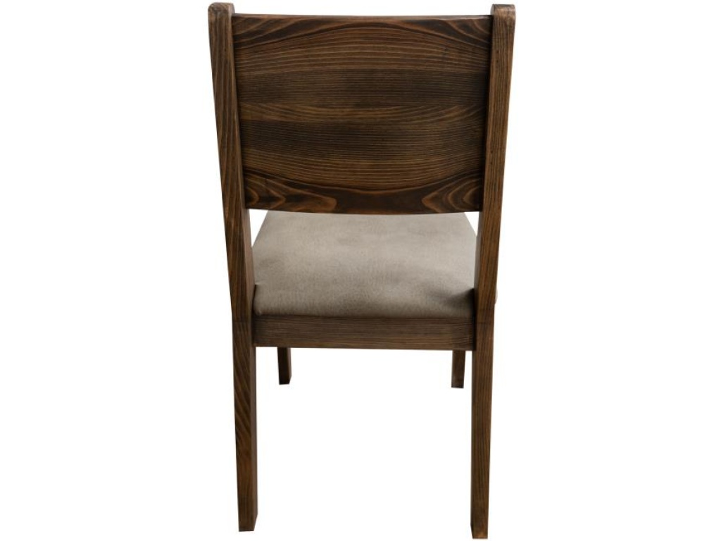 Upholstered Seat Wooden Chair - image 2