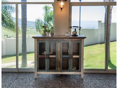 4 Glass Door 50" Console