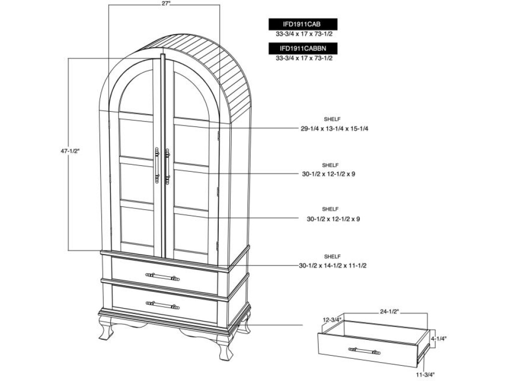 2 Drawer 2 Door Cabinet - image 6