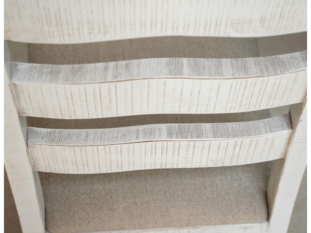 Upholstered Seat Wooden Chair - image 3