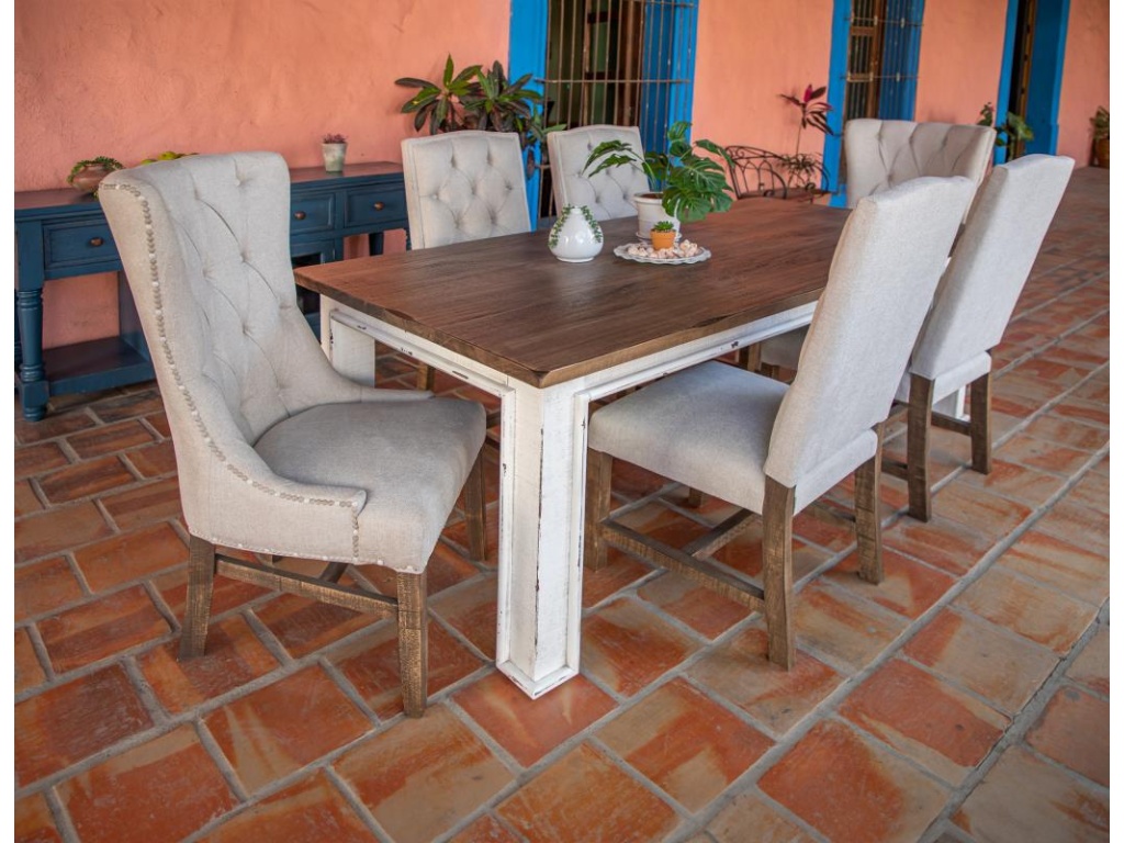 Tufted Backrest Upholstered Chair - image 1