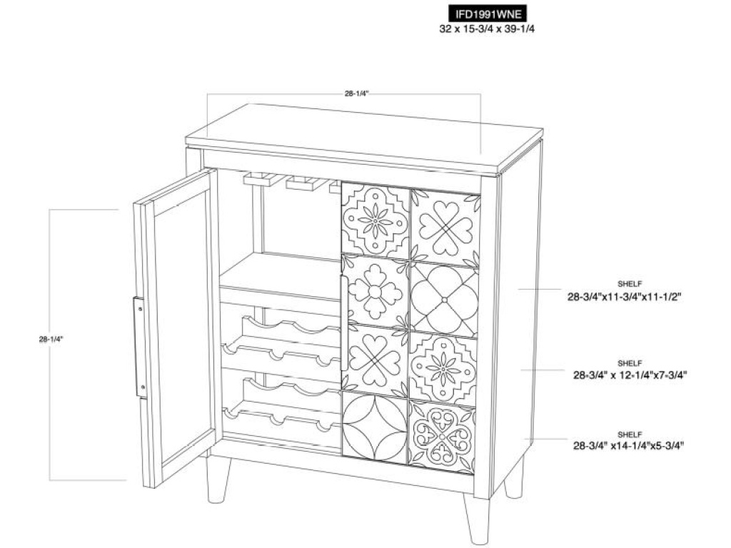 2 Doors Wine Holder - image 6