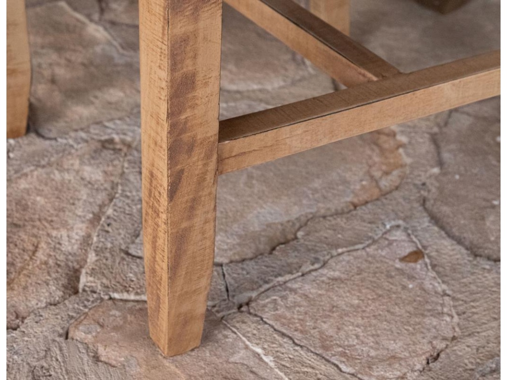 Upholstered Seat Wooden Chair - image 5