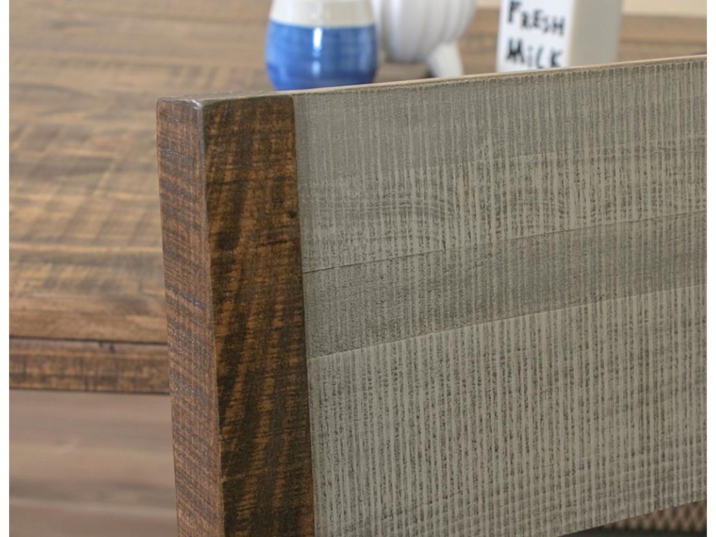 Upholstered Seat Wooden Chair - image 3