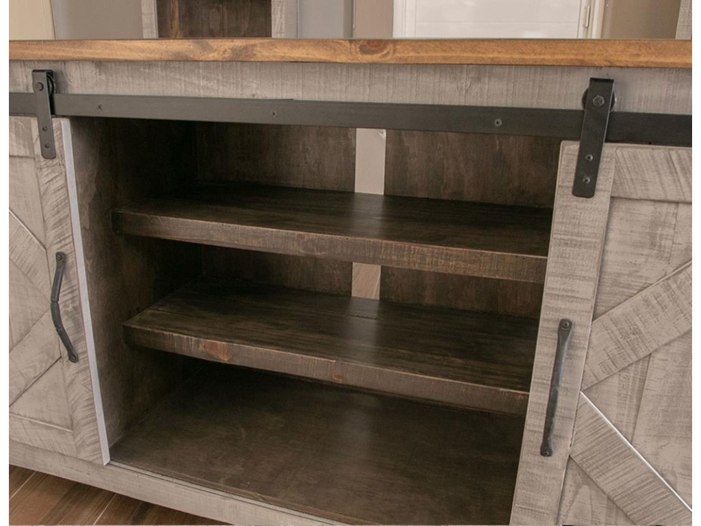 4 Door TV Stand - image 4