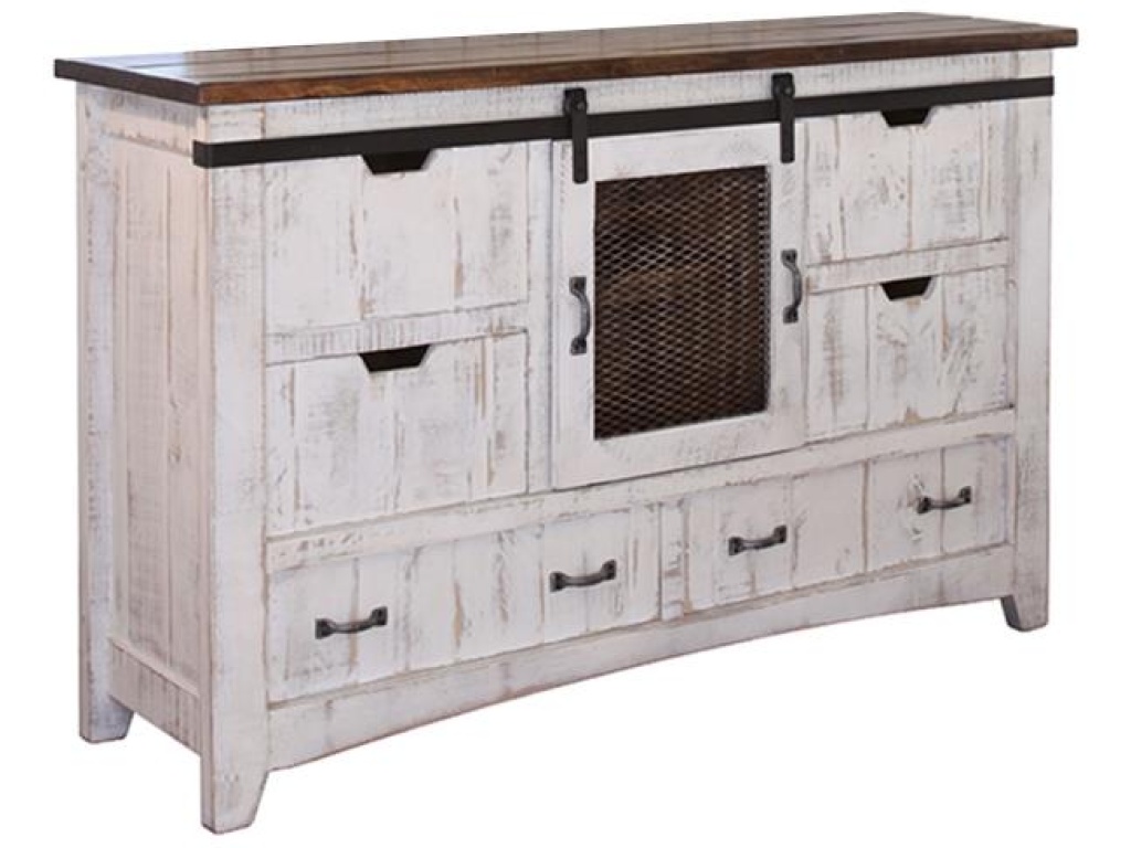 6 Drawer 1 Mesh Door Dresser - image 7