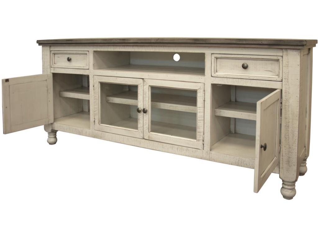 2 Drawer 4 Doors 80" TV Stand - image 2