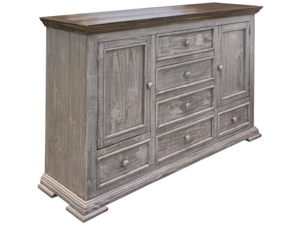 6 Drawer 2 Doors Dresser - main image