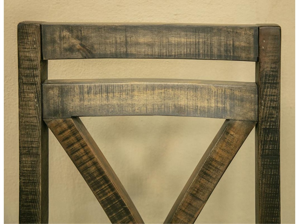 Upholstered Seat Wooden Chair - image 3