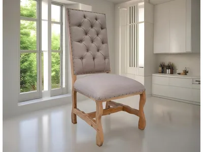Tufted Backrest Upholstered Chair - Alternative View