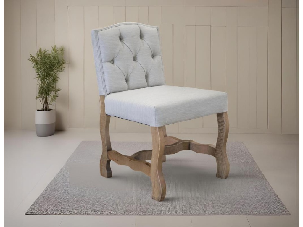 Tufted Backrest Upholstered Chair - image 1