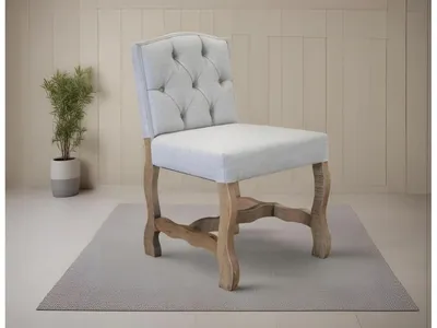 Tufted Backrest Upholstered Chair - Alternative View