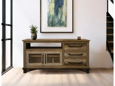 3 Drawer, 2 Doors 62" TV Stand - Alternative View