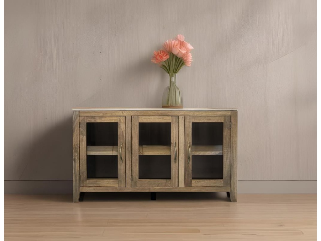 3 Glass Door Console - image 2