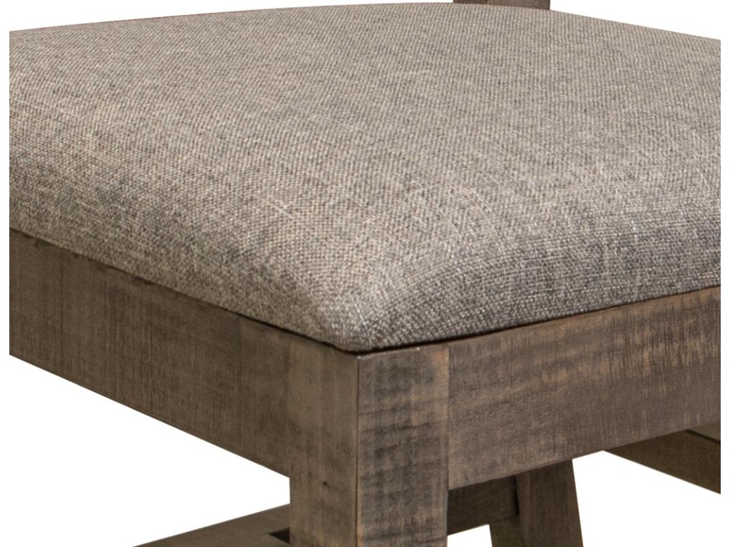 Upholstered Seat Wooden Chair - image 5