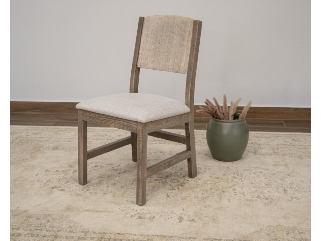 Upholstered Seat Wooden Chair - image 2