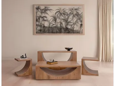 Wooden Cocktail Table - Alternative View