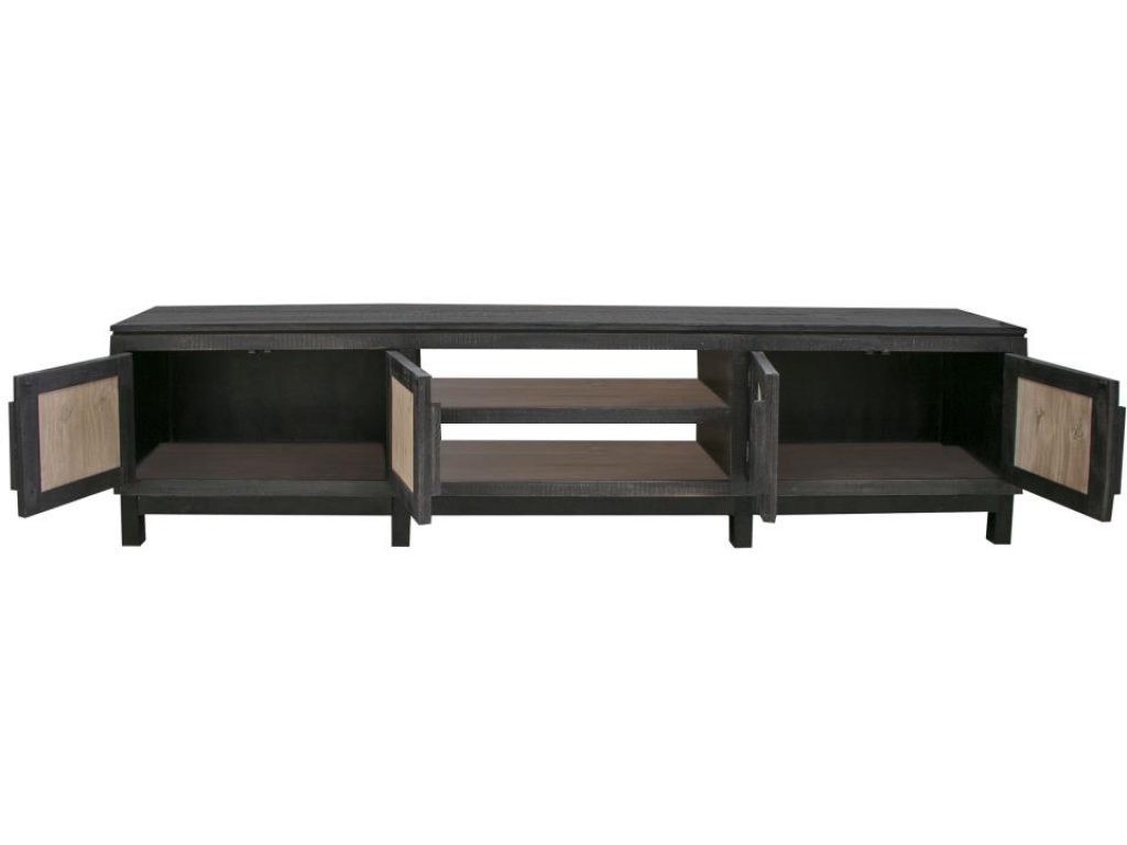 4 Door 93" TV Stand - image 2