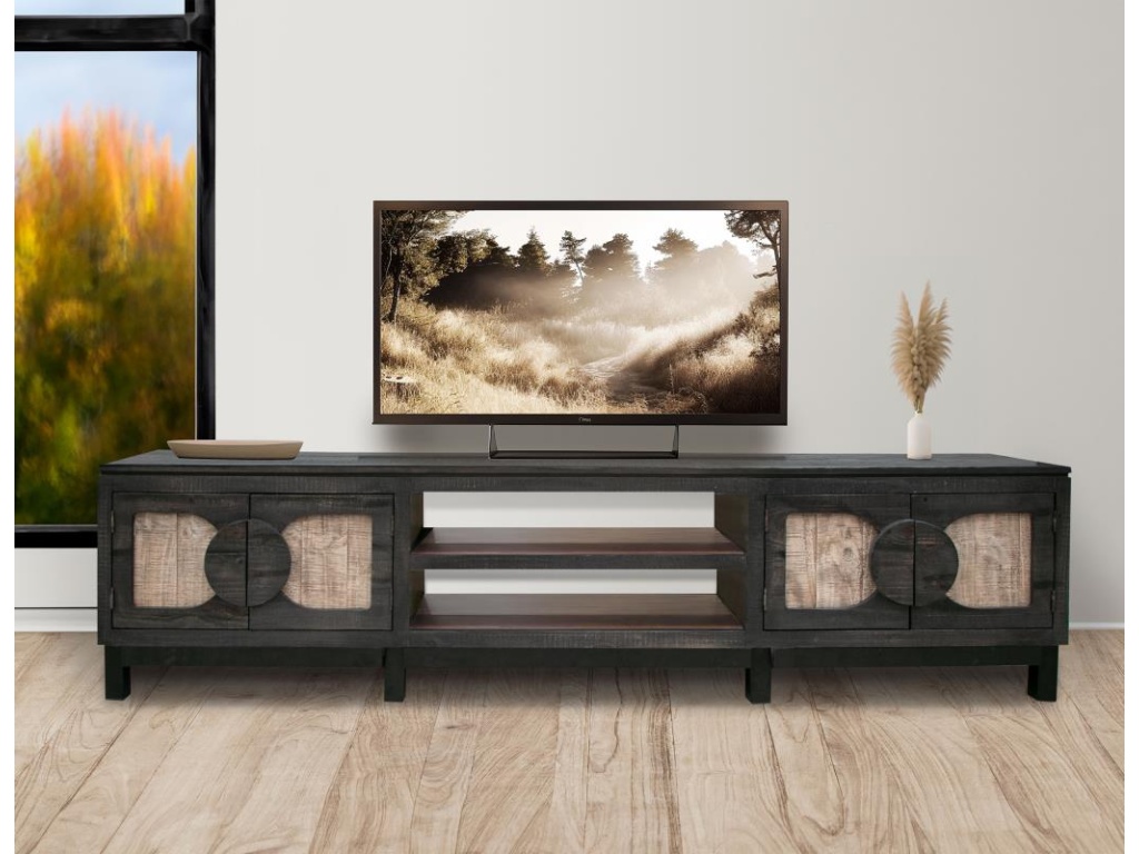 4 Door 93" TV Stand - image 1
