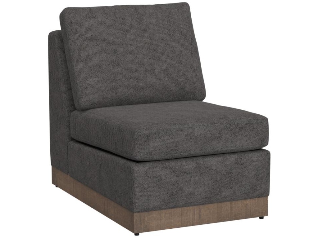 Wooden Frame & Base, Armless Chair - main image