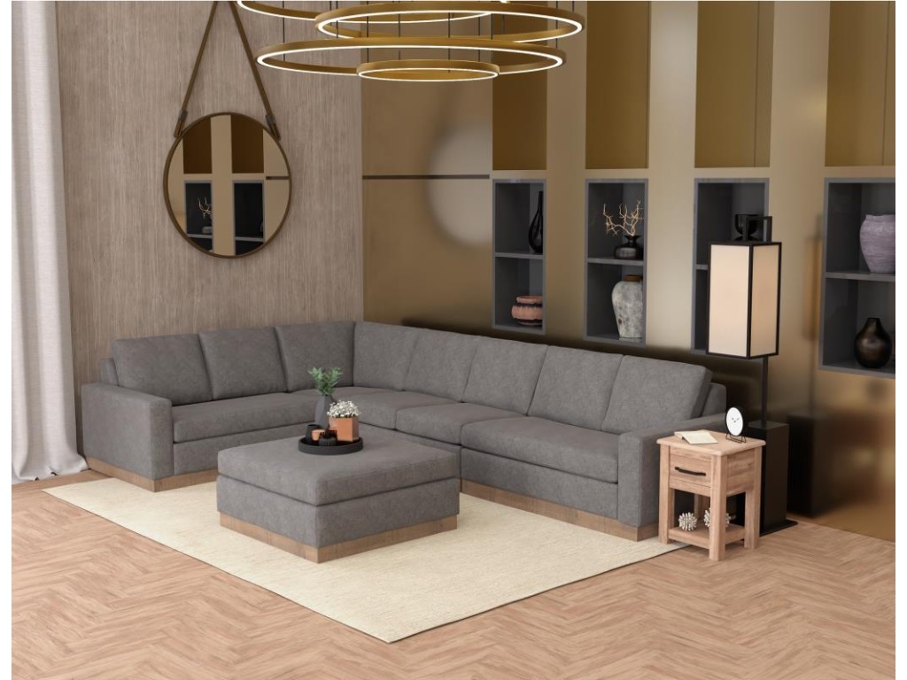 Wooden Frame & Base, Armless Chair - image 1