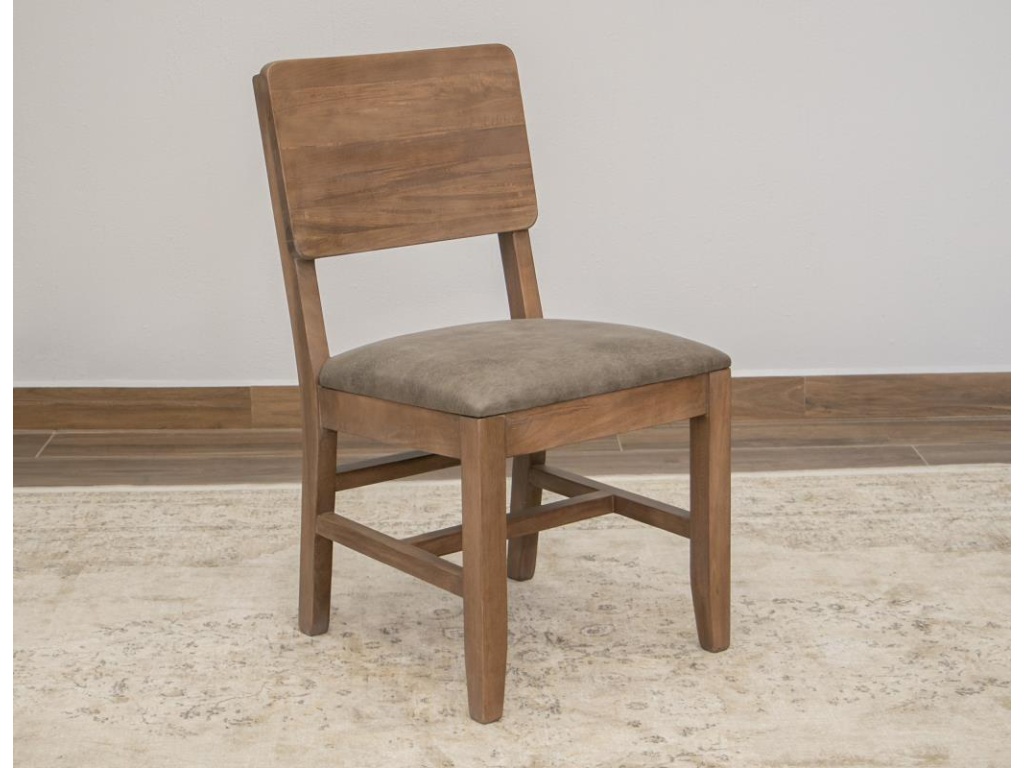 Upholstered Seat Wooden Chair - image 8