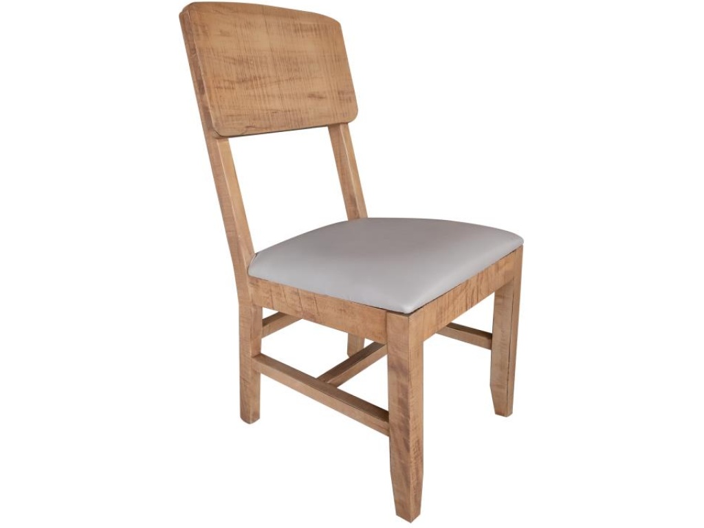 Upholstered Seat Wooden Chair - main image