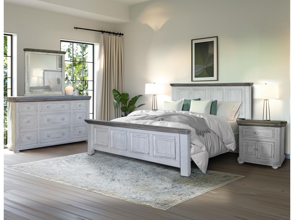 Luna White, Eastern King Bed - image 2