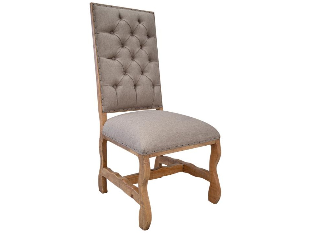 Tufted Backrest Upholstered Chair - main image