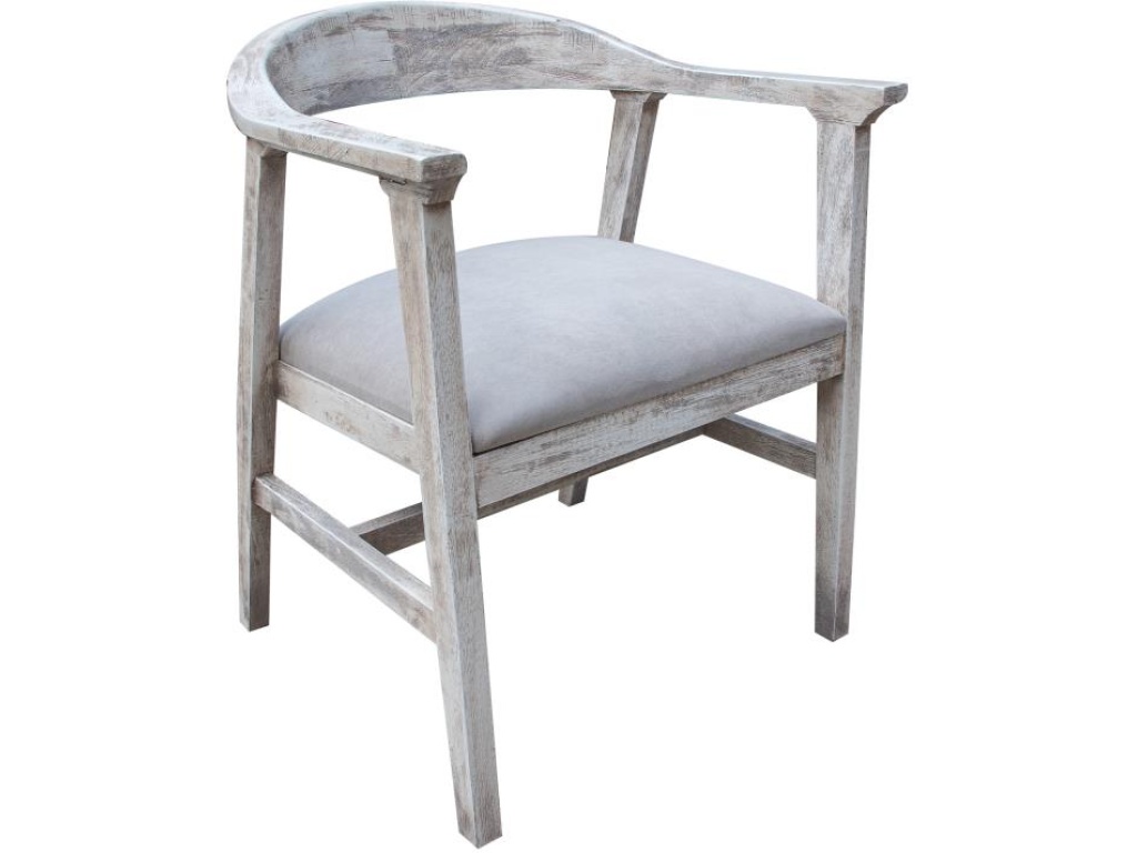 Upholstered Seat Wooden Chair - main image