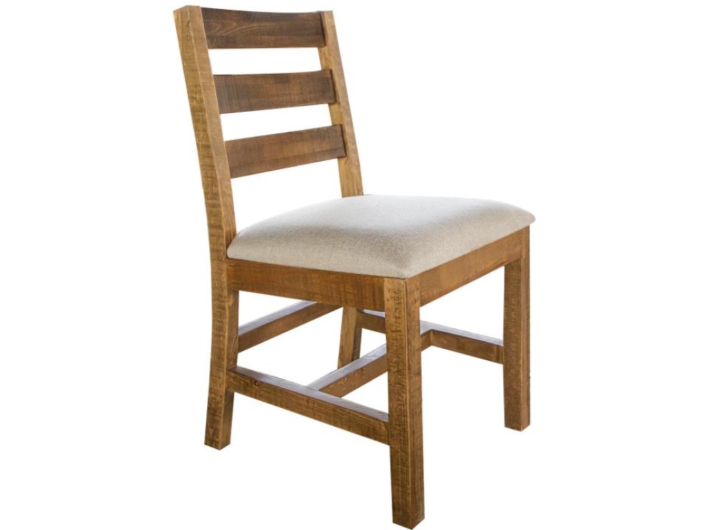 Upholstered Seat Wooden Chair - main image