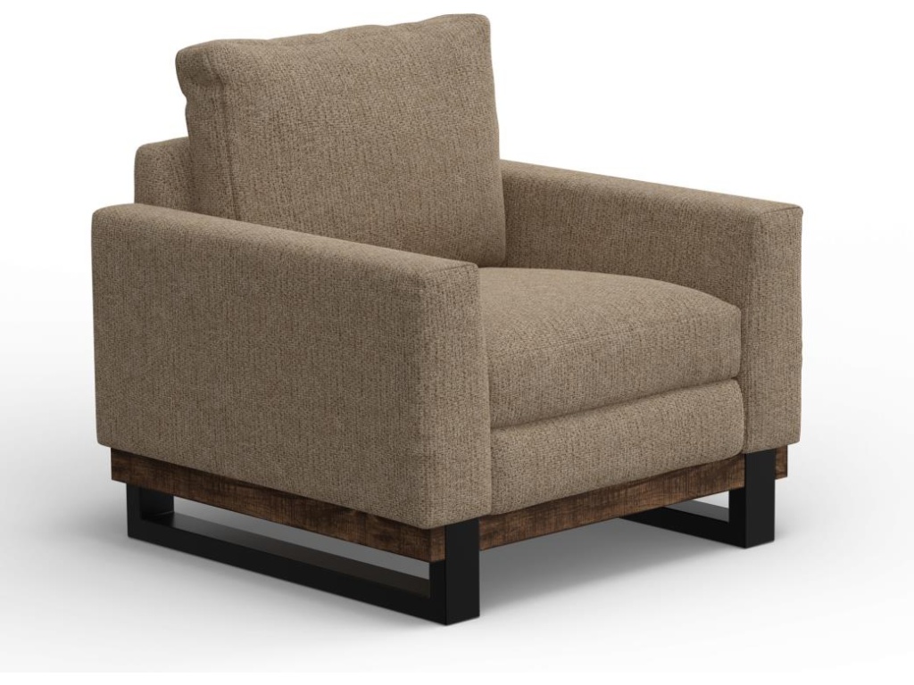 Metal & Wood Base, Armchair - main image