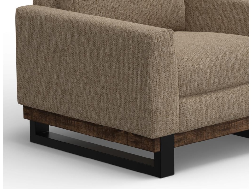 Metal & Wood Base, Armchair - image 3