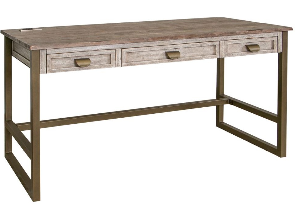 Iron Base 3 Drawer Desk - main image