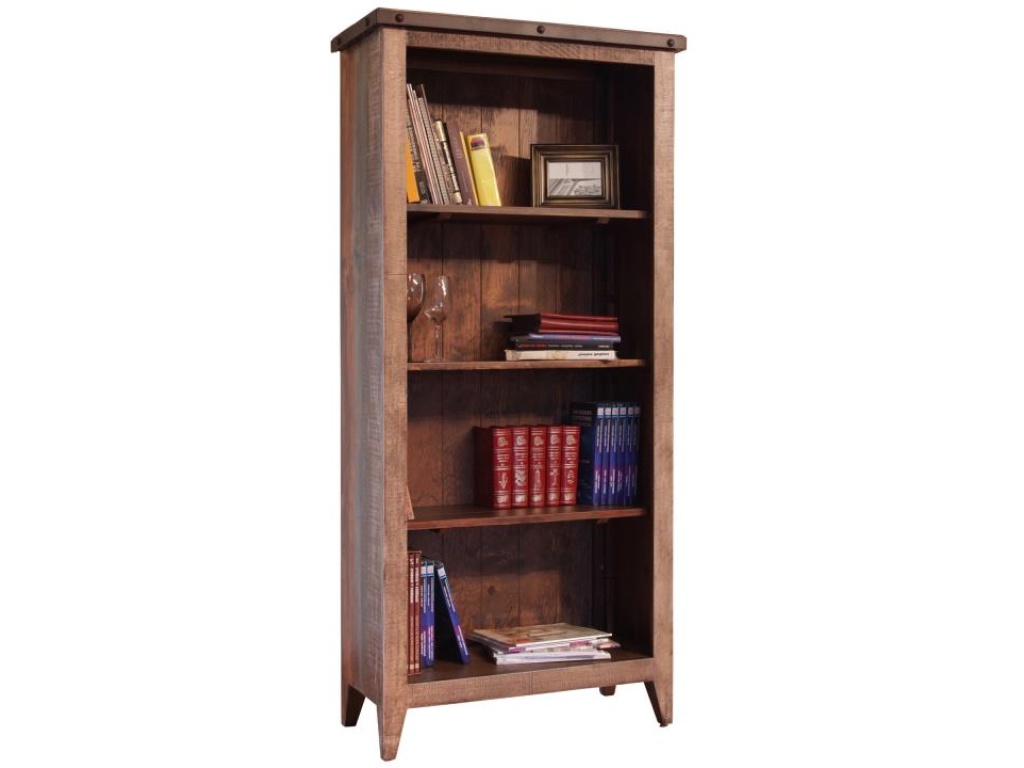 Bookcase, 12 Different Positions Available for Shelves (1 Middle Fixed Shelf + 2) - main image