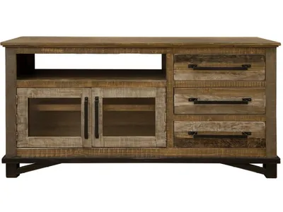 3 Drawer, 2 Doors 62" TV Stand
