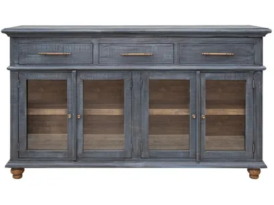3 Drawer 4 Door Console