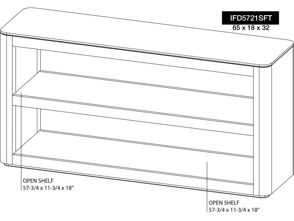 2 Shelf Sofa Table - image 6