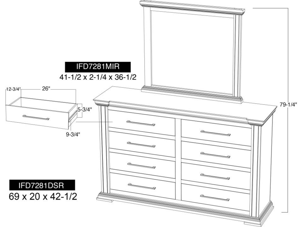 8 Drawer Dresser - image 6