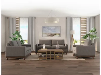Wooden Frame & Base, Loveseat - Alternative View