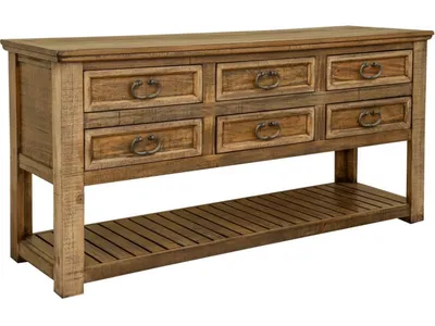 6 Drawer Sofa Table