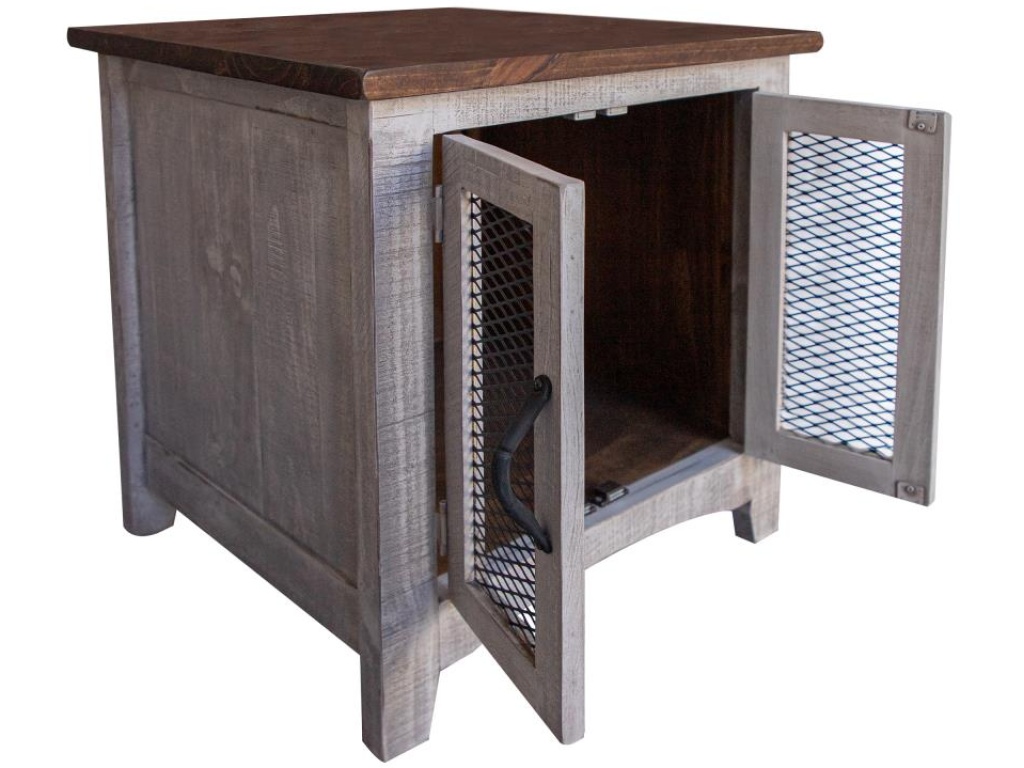 2 Door End Table - image 4