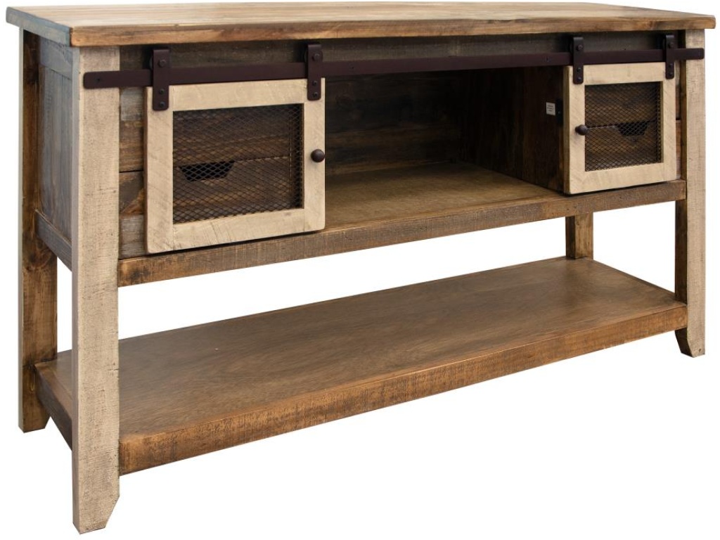 4 Drawer 2 Doors Sofa Table - main image