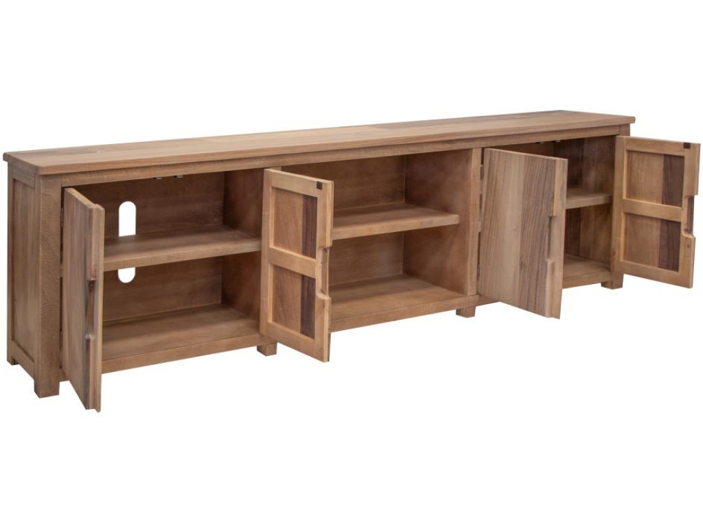 4 Door 93" TV Stand - image 6
