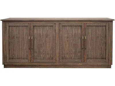 Metal Handle 4 Door Console